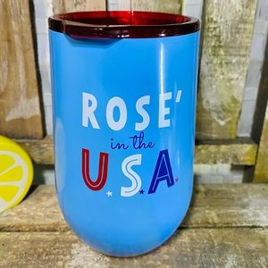 ROSE IN THE USA patriot wine cup